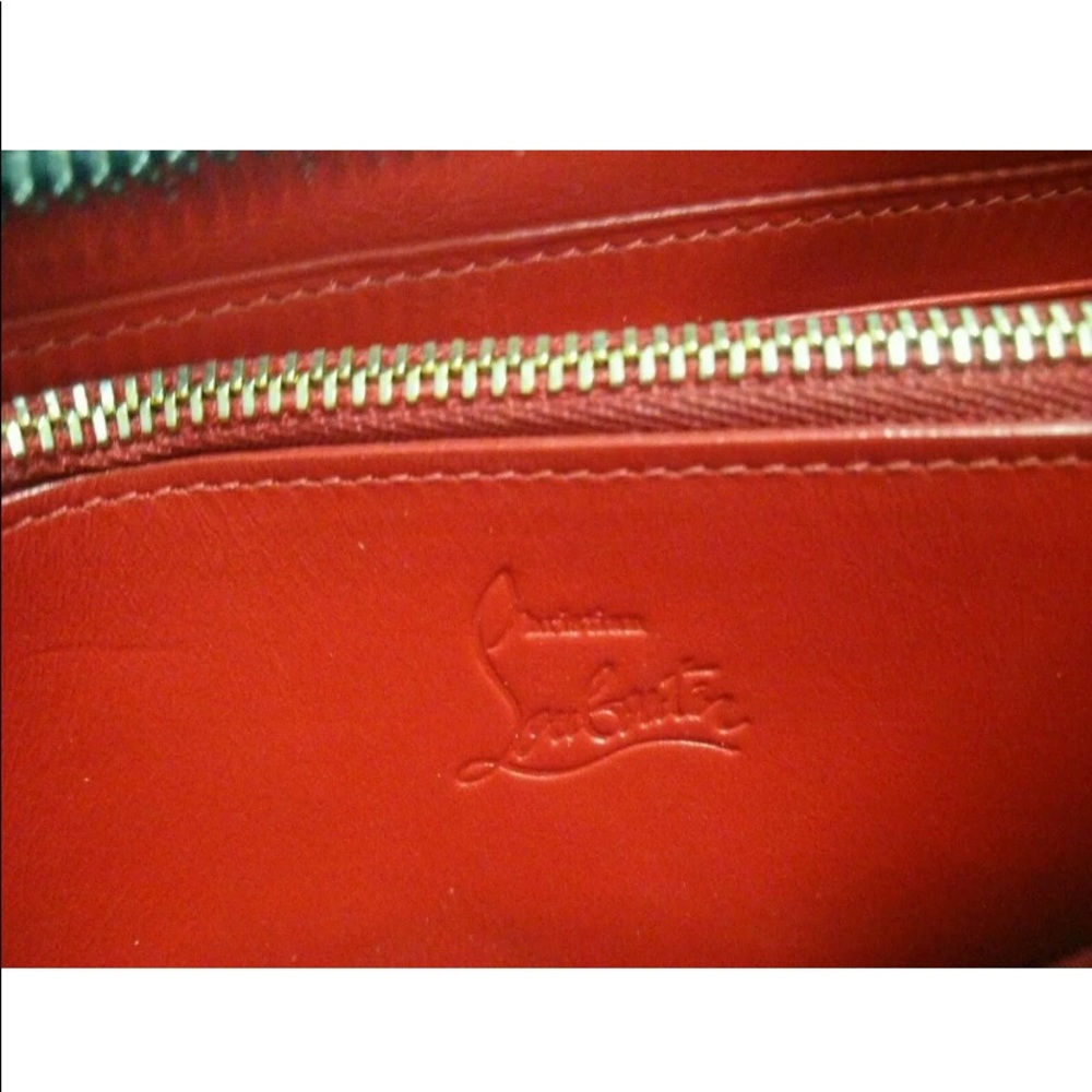 Authentic Christian Louboutin zip wallet Panettone - Picture 5 of 6